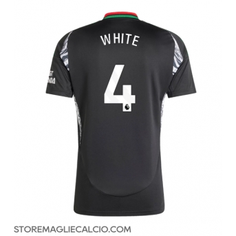 Arsenal Ben White #4 Maglia Gara Trasferta Repliche 2024-25